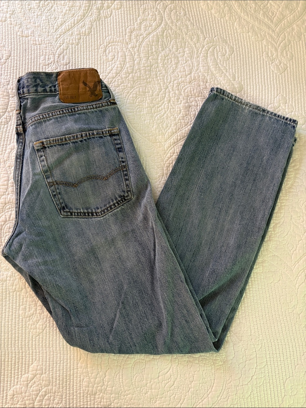 American Eagle Outfitters Straight Men's Light Blue Jeans